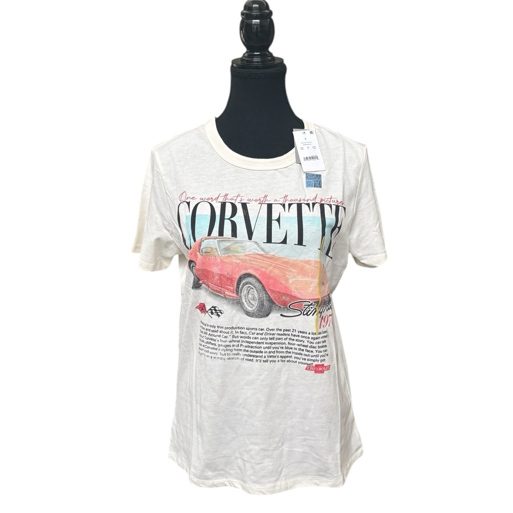 Corvette Graphic White T-Shirt